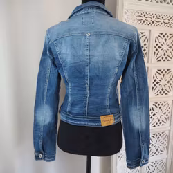 Jeansjacka med dragkedja DENIM - Place du Jour