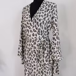 Klänning Maxi Leopard CREAM - CoconutMilk by Stajl