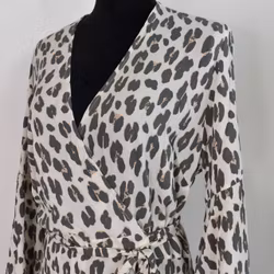 Klänning Maxi Leopard CREAM - CoconutMilk by Stajl