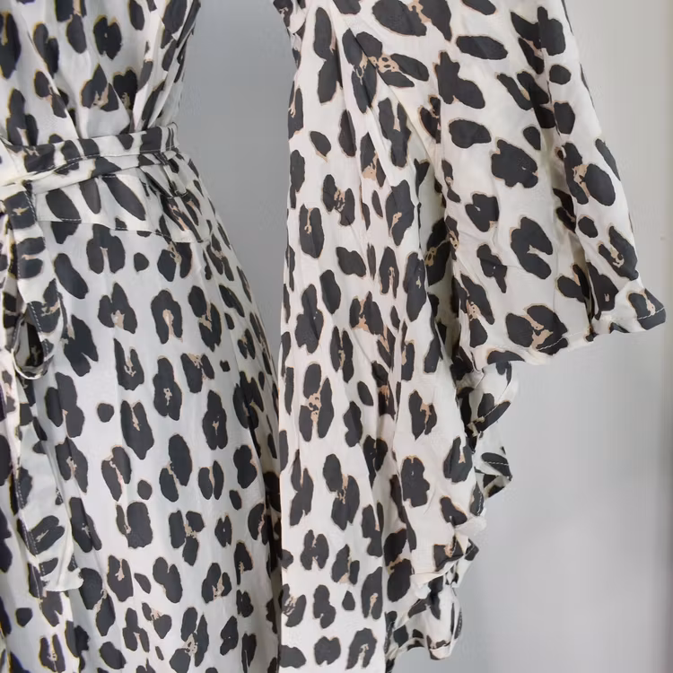 Klänning Maxi Leopard CREAM - CoconutMilk by Stajl