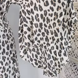 Klänning Maxi Leopard CREAM - CoconutMilk by Stajl