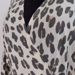 Klänning Maxi Leopard CREAM - CoconutMilk by Stajl