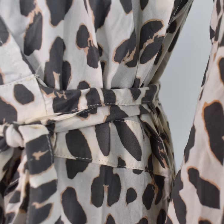 Klänning Maxi Leopard CREAM - CoconutMilk by Stajl