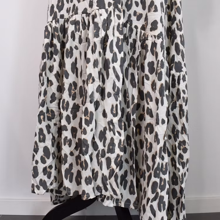 Klänning Maxi Leopard CREAM - CoconutMilk by Stajl