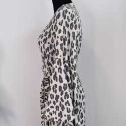 Klänning Maxi Leopard CREAM - CoconutMilk by Stajl