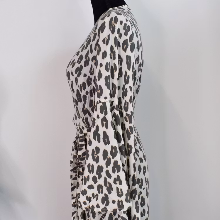 Klänning Maxi Leopard CREAM - CoconutMilk by Stajl