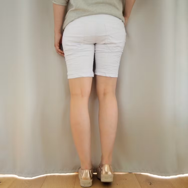 Shorts med resår VIT - Newplay