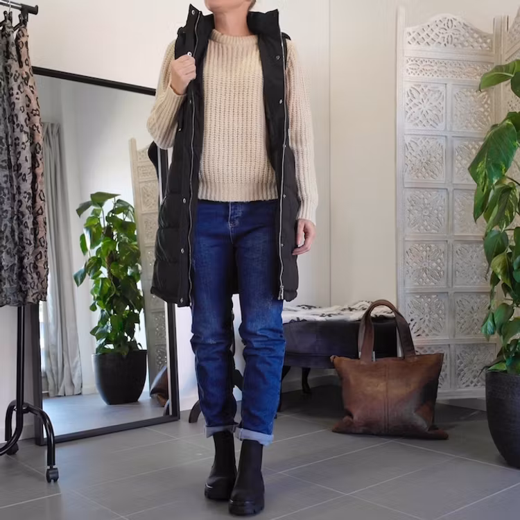 Jeans Boyfriend MÖRK DENIM - 3D Denim