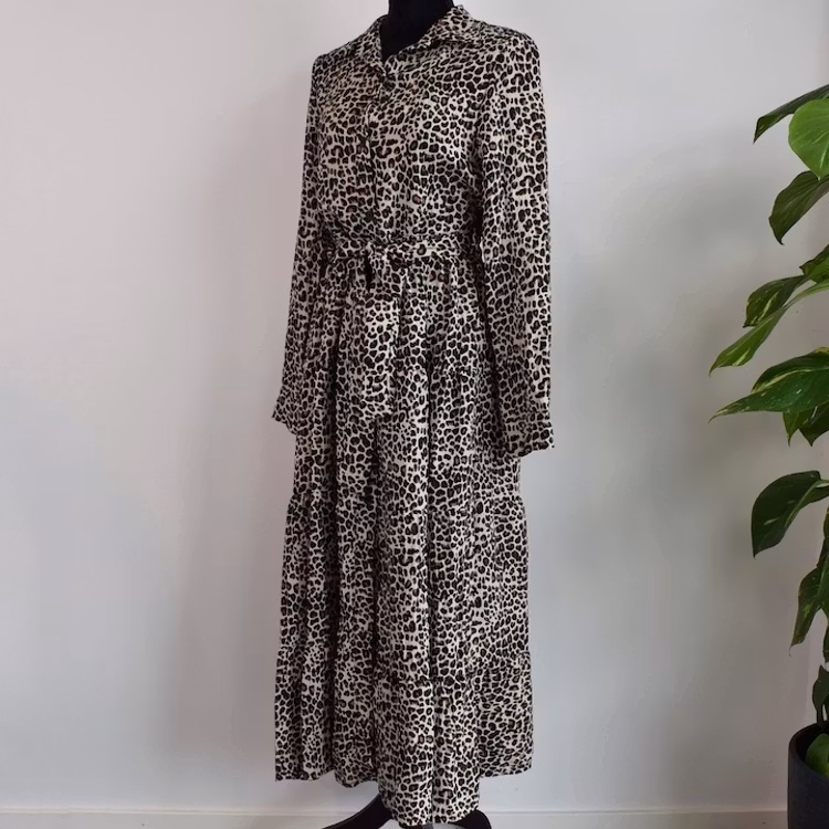 Skjortklänning glitter LEO