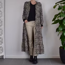 Skjortklänning glitter LEO