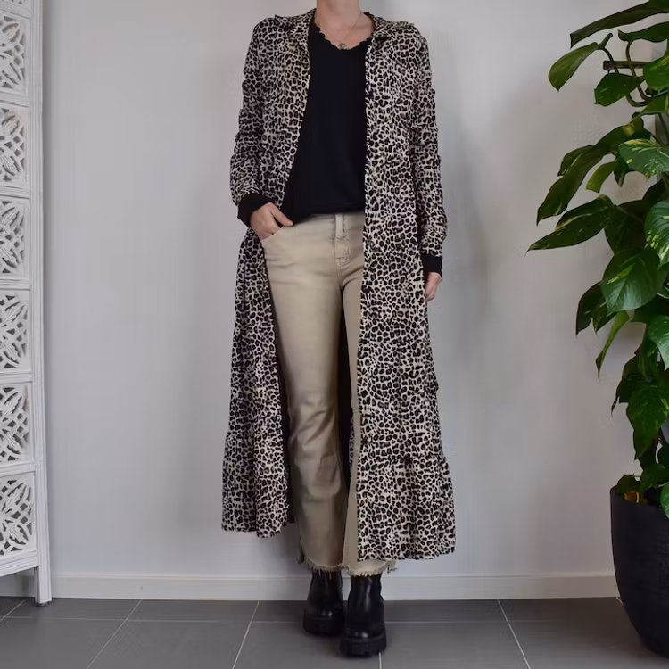 Skjortklänning glitter LEO