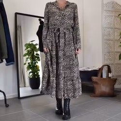 Skjortklänning glitter LEO
