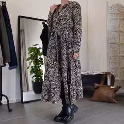 Skjortklänning glitter LEO