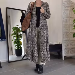 Skjortklänning glitter LEO