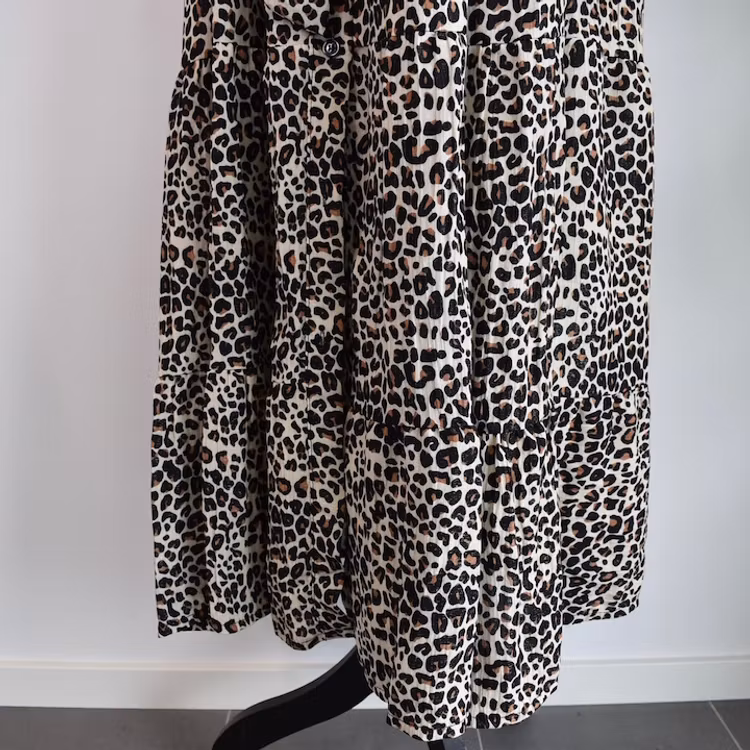 Skjortklänning glitter LEO