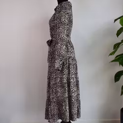 Skjortklänning glitter LEO