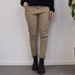 Jeans Skinny med knappar BEIGE - Newplay
