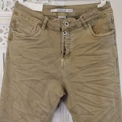 Jeans Skinny med knappar BEIGE - Newplay