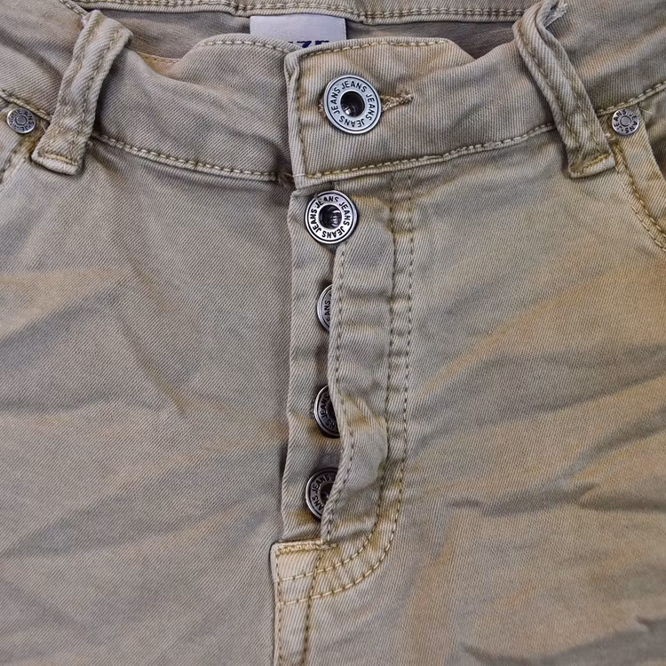 Jeans Skinny med knappar BEIGE - Newplay