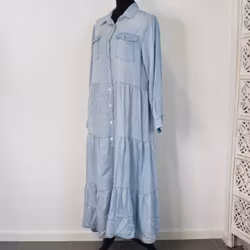 Klänning Boho LJUS DENIM - Stajl Agenturer