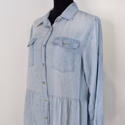 Klänning Boho LJUS DENIM - Stajl Agenturer