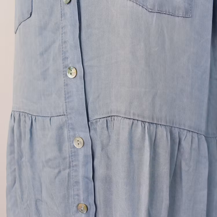 Klänning Boho LJUS DENIM - Stajl Agenturer