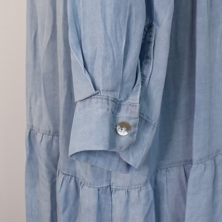 Klänning Boho LJUS DENIM - Stajl Agenturer