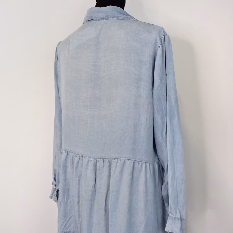 Klänning Boho LJUS DENIM - Stajl Agenturer