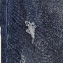 Mom Jeans SLITEN MÖRK BLÅ - Newplay