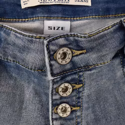 Jeans Jogger med Knappar BLÅ - Newplay