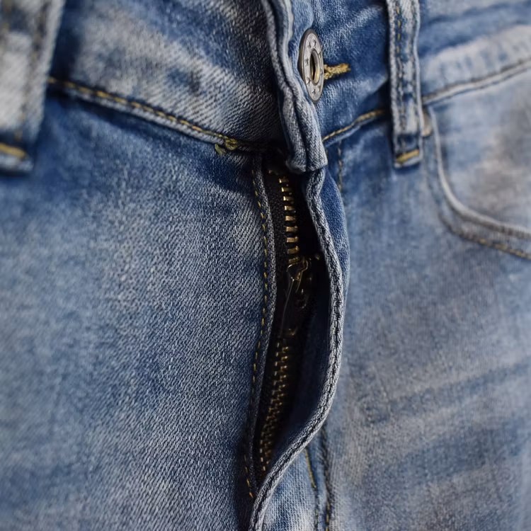 Jeans Flare med fransar DENIM - Newplay