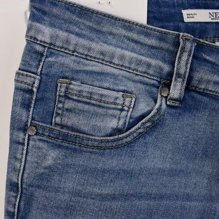 Jeans Flare med fransar DENIM - Newplay