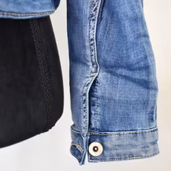 Jeansjacka med knappar DENIM - Place du Jour