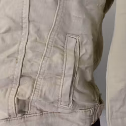 Jeansjacka med knappar BEIGE - Place du Jour
