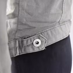 Jeansjacka med knappar KAKI - Place du Jour