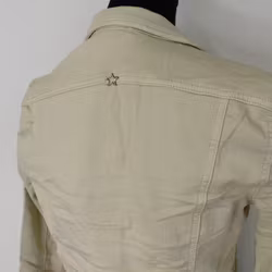 Jeansjacka med knappar BEIGE - Place du Jour