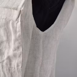 Linneblus Mira med axelvaddar BEIGE - Stajl Agenturer
