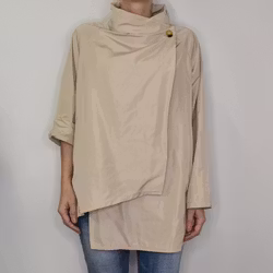Poncho-tunika BEIGE