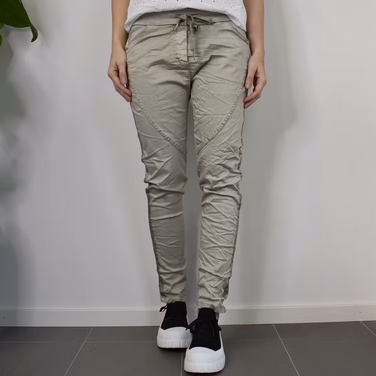 Byxa med revär LJUS KAKI