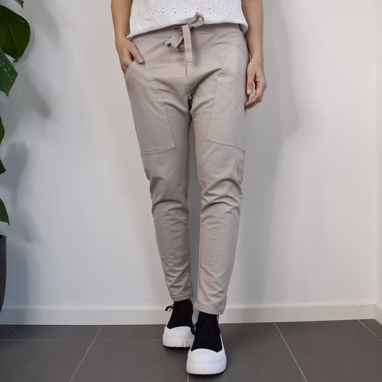 Sweatshirtbyxa Baggy BEIGE