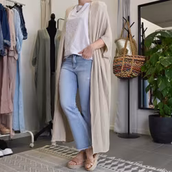 Kimono Tropez BEIGE - Stajl Agenturer
