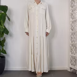 Klänning Boho CREME - Stajl Agenturer