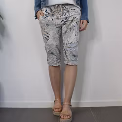 Shorts Capri Mönstrade BEIGE