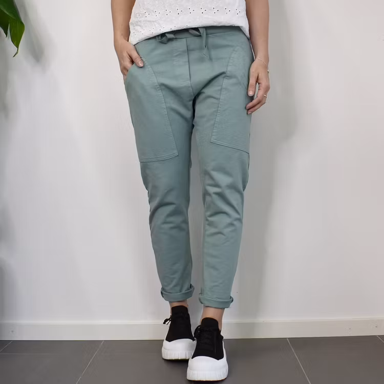 Sweatshirtbyxa Baggy WATER GREEN