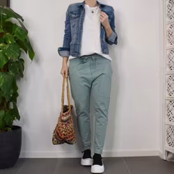 Sweatshirtbyxa Baggy WATER GREEN