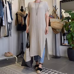 Klänning Tropez BEIGE - Stajl Agenturer