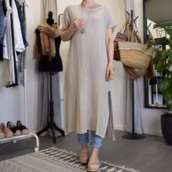Klänning Tropez BEIGE - Stajl Agenturer
