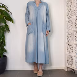 Klänning Amalia DENIM - Stajl Agenturer