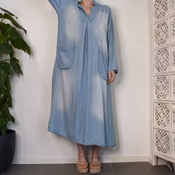 Klänning Amalia DENIM - Stajl Agenturer