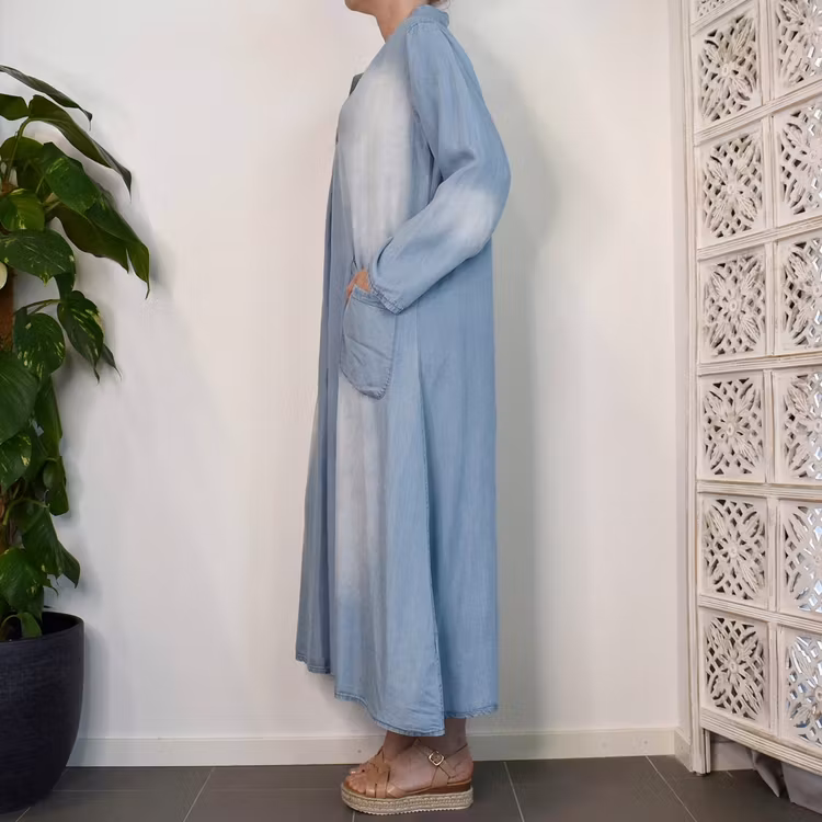 Klänning Amalia DENIM - Stajl Agenturer